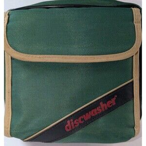 Discwasher Vintage Green Shoulder Bag Carry Case Audio Accessories